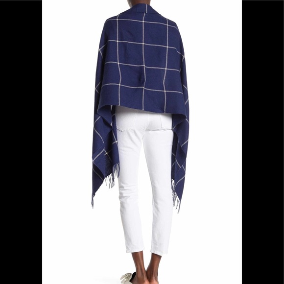 Madewell – Windowpane Cape Scarf, NWT - Picture 2 of 5